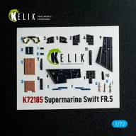   Kelik Supermarine Swift FR.5 - interior 3D decals for AirFix kit 1:72 (K72185)