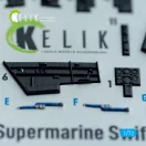 Kelik Supermarine Swift FR.5 - interior 3D decals for AirFix kit 1:72 (K72185)