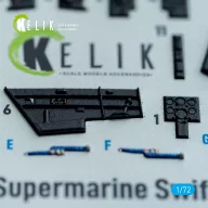   Kelik Supermarine Swift FR.5 - interior 3D decals for AirFix kit 1:72 (K72185)