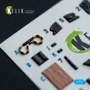 Kelik Supermarine Swift FR.5 - interior 3D decals for AirFix kit 1:72 (K72185)