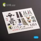 Kelik F-4B Phantom - interior 3D decals for FineMolds kit 1:72 (K72187)