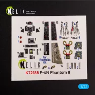   Kelik F-4N Phantom - interior 3D decals for FineMolds kit 1:72 (K72188)