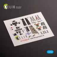   Kelik F-4N Phantom - interior 3D decals for FineMolds kit 1:72 (K72188)