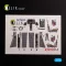 Kelik F-1 Support Fighter - interior 3D decals for Platz kit 1:72 (K72191)
