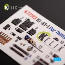 Kelik KI-61 - interior 3D decals for Tamiya kit 1:72 (K72193)