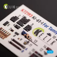  Kelik KI-61 - interior 3D decals for Tamiya kit 1:72 (K72193)