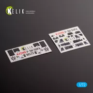   Kelik F-16I - interior 3D decals for Hasegawa kit 1:72 (K72195)