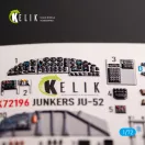 Kelik Ju-52 - interior 3D decals for Italeri kit 1:72 (K72196)