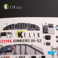   Kelik Ju-52 - interior 3D decals for Italeri kit 1:72 (K72196)