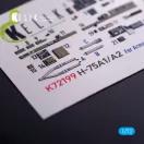 Kelik H-75A1/AR - interior 3D decals for Arma Hobby kit 1:72 (K72199)