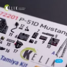 Kelik P-51D Mustang - interior 3D decals for Tamiya kit 1:72 (K72201)