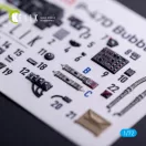 Kelik P-47D Bubbletop - interior 3D decals for Tamiya kit 1:72 (K72203)