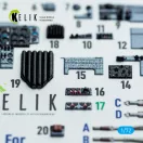 Kelik MiG-19P/PM - interior 3D decals for ClearProp kit 1:72 (K72204)