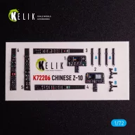   Kelik Z-10 Chinese - interior 3D decals for HobbyBoss kit 1:72 (K72206)