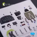 Kelik MiG-3 - interior 3D decals for Armory kit 1:72 (K72207)