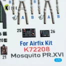 Kelik Mosquito PR.XVI - interior 3D decals for Airfix kit 1:72 (K72208)