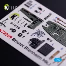Kelik Bristol Bleninheim Mk.1 - interior 3D decals for Airfix kit 1:72 (K72209)