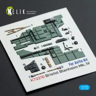   Kelik Bristol Blenheim Mk.IV - interior 3D decals for Airfix kit 1:72 (K72210)