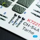 Kelik CH-54A Tarhe - interior 3D decals for Revell kit 1:72 (K72211)