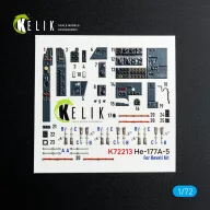   Kelik He-177A-5 - interior 3D decals for Revell kit 1:72 (K72213)