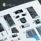 Kelik F-14A Tomcat - interior 3D decals for HobbyBoss kit 1:72 (K72217)
