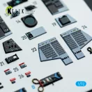 Kelik F-14A Tomcat - interior 3D decals for HobbyBoss kit 1:72 (K72217)