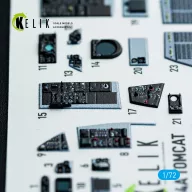   Kelik F-14A Tomcat - interior 3D decals for HobbyBoss kit 1:72 (K72217)