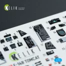 Kelik F-14B Tomcat - interior 3D decals for HobbyBoss kit 1:72 (K72218)
