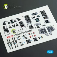   Kelik F-14D Super Tomcat - interior 3D decals for HobbyBoss kit 1:72 (K72219)