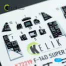 Kelik F-14D Super Tomcat - interior 3D decals for HobbyBoss kit 1:72 (K72219)