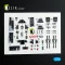 Kelik F-14D Super Tomcat - interior 3D decals for Academy kit 1:72 (K72221)