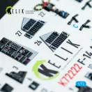 Kelik F-14A Tomcat - interior 3D decals for Academy kit 1:72 (K72222)