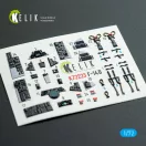 Kelik F-14B Tomcat - interior 3D decals for Academy kit 1:72 (K72223)