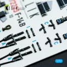 Kelik F-14B Tomcat - interior 3D decals for Academy kit 1:72 (K72223)