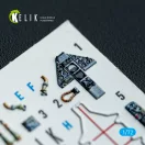 Kelik AV-8A Harrier (early) - interior 3D decals for Italeri kit 1:72 (K72224)