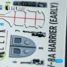 Kelik AV-8A Harrier (early) - interior 3D decals for Italeri kit 1:72 (K72224)
