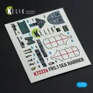 Kelik FRS.1 SEA Harrier - interior 3D decals for Italeri kit 1:72 (K72226)