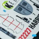 Kelik Harrier Gr3 (Late)- interior 3D decals for Italeri kit 1:72 (K72227)