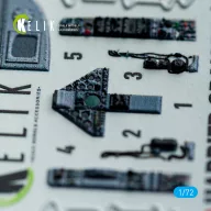   Kelik Harrier Gr1/Gr3 (Early) - interior 3D decals for Italeri kit 1:72 (K72228)