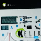 Kelik Harrier Gr1/Gr3 (Early) - interior 3D decals for Italeri kit 1:72 (K72228)