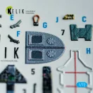 Kelik Harrier Gr1/Gr3 (Early) - interior 3D decals for Italeri kit 1:72 (K72228)