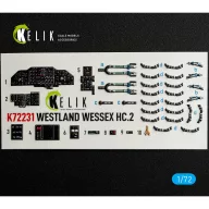   Kelik WESTLAND WESSEX HC.2 - interior 3D decals for AirFix kit 1:72 (K72231)
