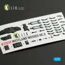 Kelik WESTLAND WESSEX HC.2 - interior 3D decals for AirFix kit 1:72 (K72231)