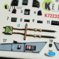  Kelik Mirage-2000C - interior 3D decals for DreamModel kit 1:72 (K72232)