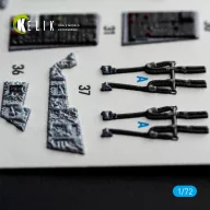   Kelik F-14D Tomcat - interior 3D decals for Tamiya 1:72 (K72235)