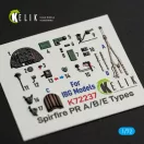 Kelik Spitfire PR A/B/E Types - interior 3D decals for IBG Models kit 1:72 (K72237)