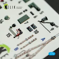  Kelik Spitfire PR A/B/E Types - interior 3D decals for IBG Models kit 1:72 (K72237)