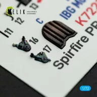   Kelik Spitfire PR A/B/E Types - interior 3D decals for IBG Models kit 1:72 (K72237)