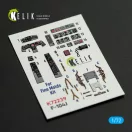 Kelik F-104J - interior 3D decals for Fine Molds kit 1:72 (K72239)