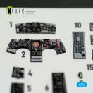 Kelik F-104J - interior 3D decals for Fine Molds kit 1:72 (K72239)